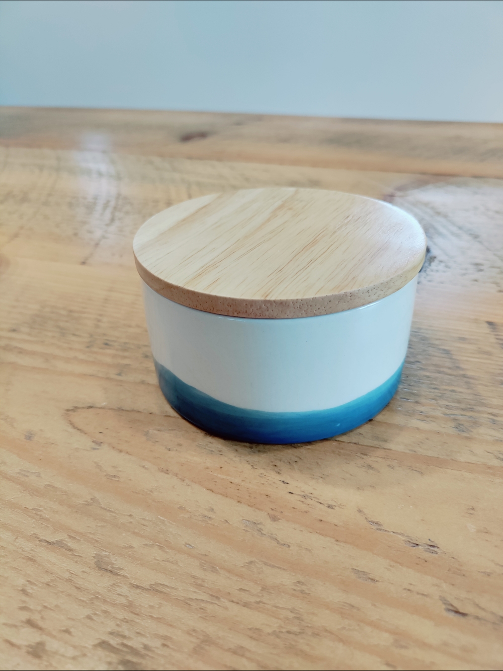 Hand Painted Ceramic Pinch Jar